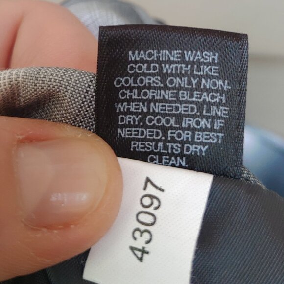 Express Gray Mixed Plaid Skirt Pencil Straight High Waist Workwear Office - Picture 10 of 11